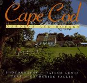 Cover of: Cape Cod: gardens and houses