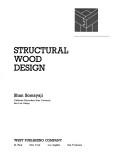 Cover of: Structural wood design