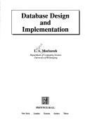 Cover of: Database design and implementation