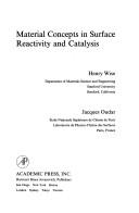 Cover of: Material concepts in surface reactivity and catalysis