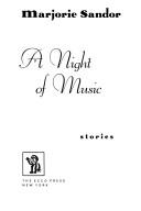 Cover of: A night of music: stories