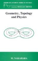 Cover of: Geometry, topology, and physics by Mikio Nakahara