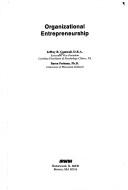 Cover of: Organizational entrepreneurship