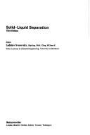 Cover of: Solid-liquid separation