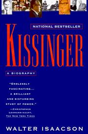 Cover of: Kissinger by Walter Isaacson