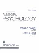 Cover of: Abnormal psychology by Gerald C. Davison