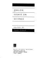 Cover of: Analog essays on science by edited by Stanley Schmidt.