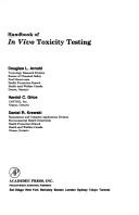 Cover of: Handbook of in vivo toxicity testing