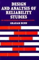 Design and analysis of reliability studies by Graham Dunn
