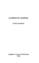 Cover of: Luminous animal