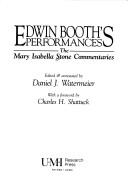 Edwin Booth's performances by Mary Isabella Stone