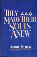 Cover of: They made their souls anew