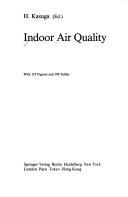 Cover of: Indoor air quality by H. Kasuga (ed.).