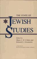 Cover of: The State of Jewish studies