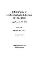 Cover of: Bibliography of modern Icelandic literature in translation. by Kenneth H. Ober