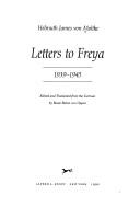 Cover of: Letters to Freya by Moltke, Helmuth James Graf von
