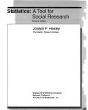 Cover of: Statistics, a tool for social research by Joseph F. Healey