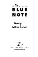 Cover of: On blue note: poems