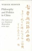 Cover of: Philosophy and politics in China by Meissner, Werner.