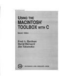Using the Macintosh toolbox with C by Fred A. Huxham