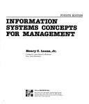 Cover of: Information systems concepts for management