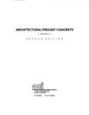 Cover of: Architectural precast concrete. by 