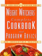 Cover of: The Weight Watchers complete cookbook & program basics.