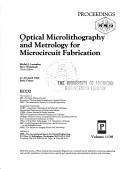 Cover of: Optical microlithography and metrology for microcircuit fabrication: proceedings, ECO2, 27-28 April, 1989, Paris, France