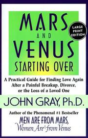 Cover of: Mars and Venus Starting Over