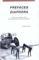 Cover of: Prefaces to the diaphora | Peter Carravetta