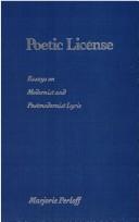 Poetic license by Marjorie Perloff, Marjorie Perloff
