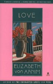 Cover of: LOVE by Elizabeth von Arnim