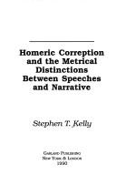 Cover of: Homeric correption and the metrical distinctions between speeches and narrative