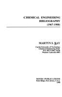 Cover of: Chemical engineering | Martyn S. Ray