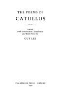 Cover of: The poems of Catullus by Gaius Valerius Catullus