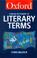 Cover of: The concise Oxford dictionary of literary terms