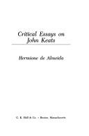 Cover of: Critical essays on John Keats