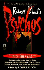 Cover of: Robert Bloch's Psychos by Robert Bloch
