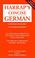 Cover of: Harrap's Concise English-German Dictionary