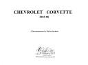 Cover of: Chevrolet Corvette, 1953-1986