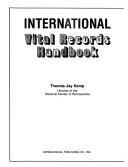 Cover of: International vital records handbook by Thomas Jay Kemp
