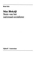 Cover of: Max Blokzijl by René Kok