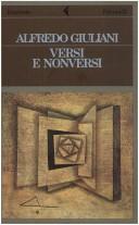 Cover of: Versi e nonversi by Alfredo Giuliani