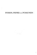 Cover of: Possen, Piefke und Posaunen: Sommertheater und Gartenkonzerte in Berlin