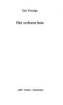 Cover of: Het verloren huis