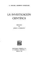 Cover of: La investigación científica