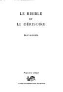 Cover of: Le risible et le dérisoire