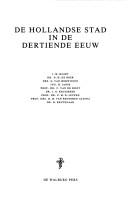 Cover of: De Hollandse stad in de dertiende eeuw