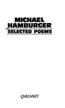 Cover of: Selected poems