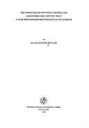 Die sowjetische Entwicklungspolitik gegenüber der Dritten Welt unter besonderer Berücksichtigung Indiens by Müller, Klaus-Dieter